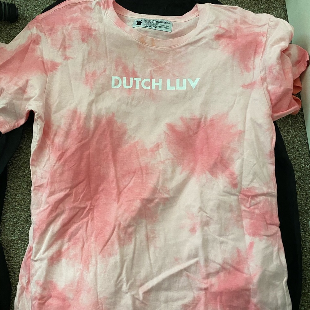 Dutch bros shirt tie dye